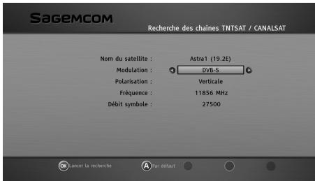 SAGEMCOM BPRSI88-250 HD - Recherche des chaînes gratuites - 1