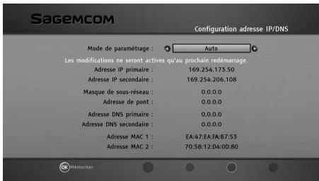SAGEMCOM BPRSI88-250 HD - Configuration automatique - 1