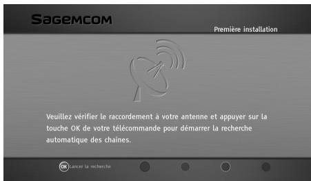 SAGEMCOM BPRSI88-250 HD - Première installation - 2
