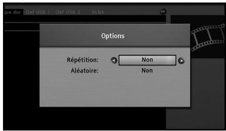SAGEMCOM BPRSI88-250 HD - Personnaliser les options de lecture (fichiers vidéo et musicaux) - 1