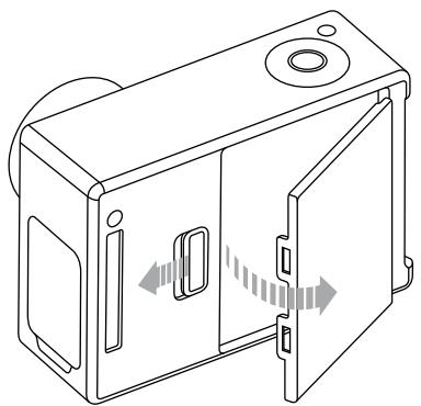 GOPRO HD HERO3+ BLK ED - Pour retirer la batterie : - 1