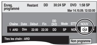 PANASONIC DMR-EX769 - Renouvellement automatique de l'enregistrement - 1