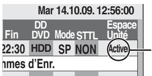 PANASONIC DMR-EX769 - Appuyez sur [▶] pour vous déplacer parmi les éléments sur l'affichage et changez les éléments avec [▲, ▼]. - 3