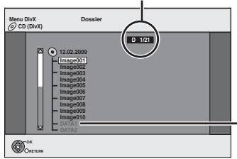 PANASONIC DMR-EX769 - Utilisation de l'écran arborescent pour partager un dossier - 1