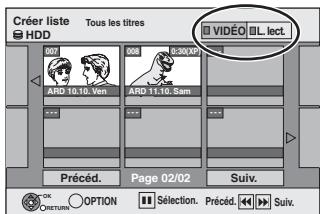 PANASONIC DMR-EX769 - Copie avec utilisation de la liste de copie—copie avancée. - 3