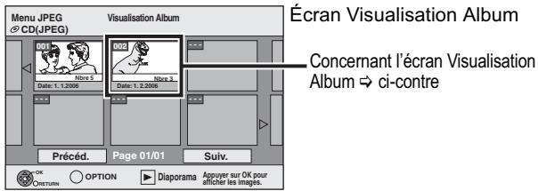 PANASONIC DMR-EX769 - Montrez l'écran visualisation album. - 1