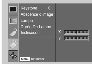 LG AN 110 W BLANC - Réglage de l'inclinaison - 1