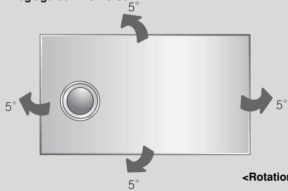 LG AN 110 W BLANC - Réglage de l'inclinaison - 1