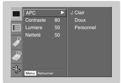LG AN 110 W BLANC - Réglage de paramètres vidéo - 2