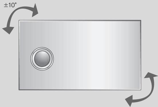 LG AN 110 W BLANC - Réglage de l'inclinaison - 2