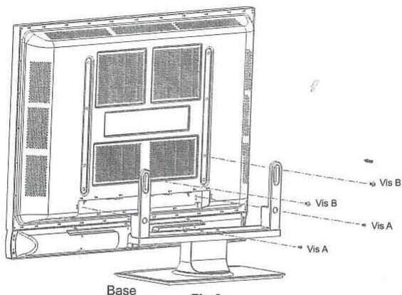 HISENSE PDH 5039 - Installation du support de bureau - 1