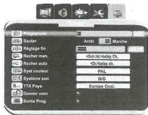 HISENSE PDH 5039 - Classification des chaînes - 1
