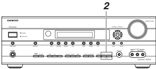 ONKYO HT-S5105B - Effacer une mémoire - 1
