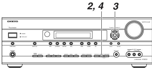 ONKYO HT-S5105B - Préréglage des stations am/fm - 1