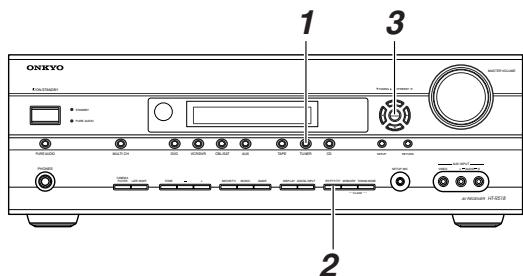 ONKYO HT-S5105B - Écoute des informations de circulation (TP) - 1