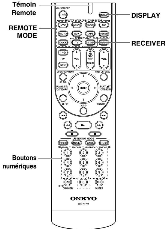 ONKYO HT-S5105B - Entrer un code de télécommande - 1