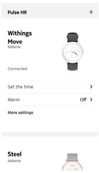WITHINGS NC - Dissocier votre withings move ne supprime pas vos données dans l'application health mate®. - 1