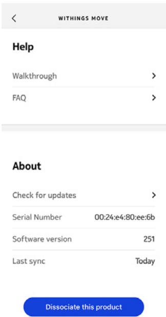 WITHINGS NC - Mise à jour de la version logicielle - 3
