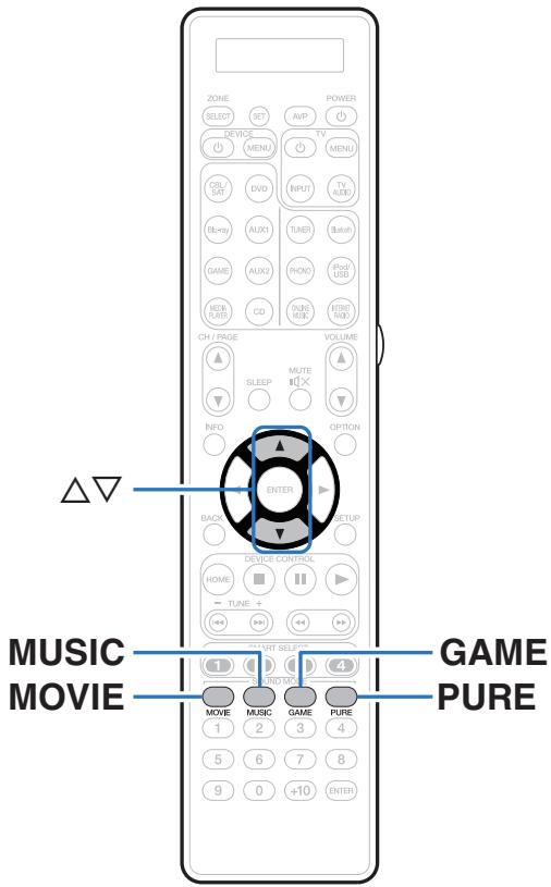 MARANTZ A8802 - Sélection d'un mode d'écoute - 1