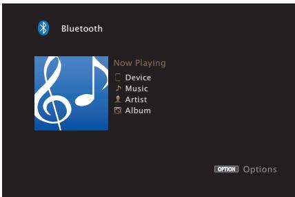 MARANTZ A8802 - Appuyez sur Bluetooth pour passer à la source d'entrée "Bluetooth". - 1