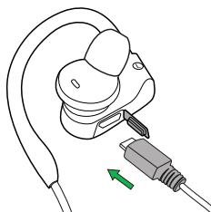 JABRA SPORT PACE WIRELESS BLEU - Instructions de CHARGE - 1
