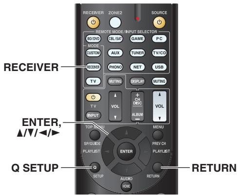 ONKYO TX-NR626 - Utilisation de l'installation rapide - 1