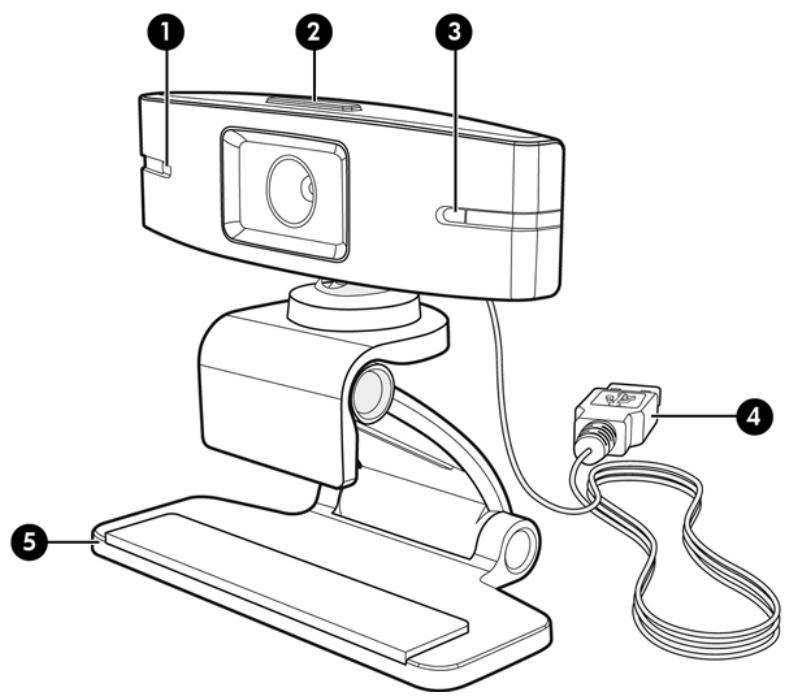 HP Webcam HD 2300 - Présentation de la webcam - 1