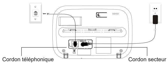 ALCATEL XL785 - Raccorder la base - 2