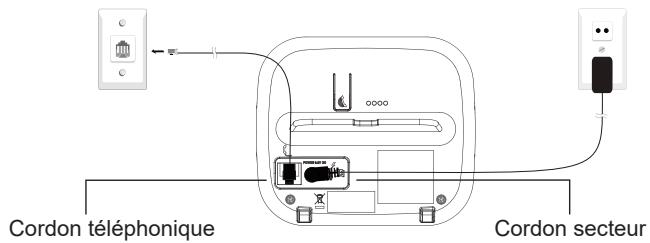 ALCATEL XL785 - Raccorder la base - 1