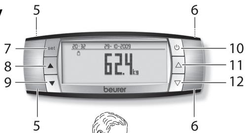 BEURER BF100 - Pannello di lavoro con display - 1