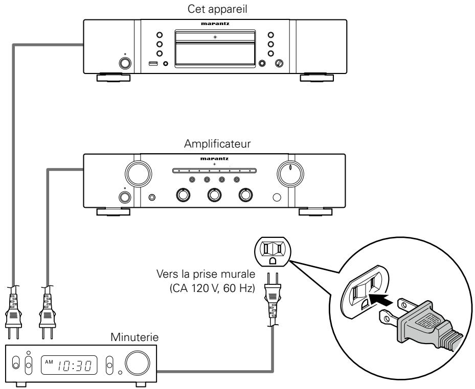 MARANTZ CD6005 - Connexion d'une minutesie - 1