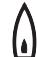 FAURE CMP 6985 W2 BLANC - Les collerettes de commandes des brûleurs de table - 2