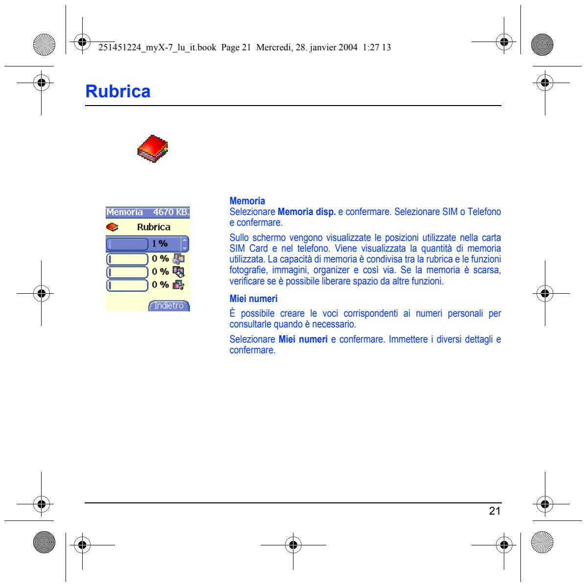 SAGEM myX-7_lu_2e-3ecouv_it.fim - Memoria disponibile - 8