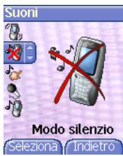 SAGEM myX-7_lu_2e-3ecouv_it.fim - Modo silenzio - 1