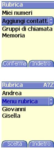 SAGEM myX-7_lu_2e-3ecouv_it.fim - Menu rubrica - 1