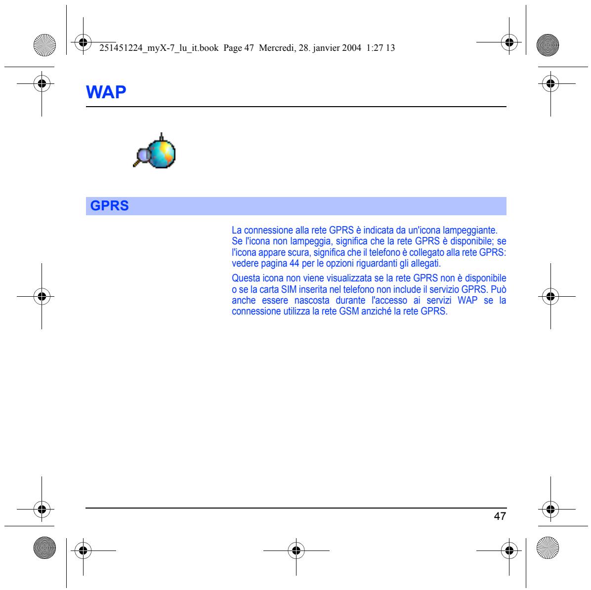SAGEM myX-7_lu_2e-3ecouv_it.fim - Chiusura della sessione WAP - 7