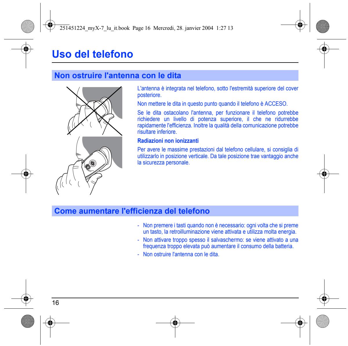 SAGEM myX-7_lu_2e-3ecouv_it.fim - Installazione della carta SIM e della batteria - 3