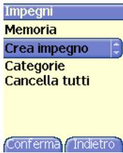 SAGEM myX-7_lu_2e-3ecouv_it.fim - Menu Impegni - 1