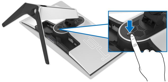 DELLECRAN W3420DW - Enlever le pied du moniteur - 5