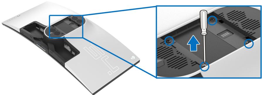 DELLECRAN W3420DW - Montage mural VESA (en option) - 1