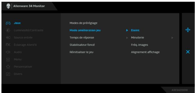 DELLECRAN W3420DW - Mode d'amélioration jeu - 1