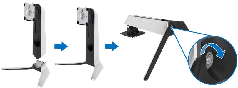 DELLECRAN W3420DW - Fixer le pied - 2