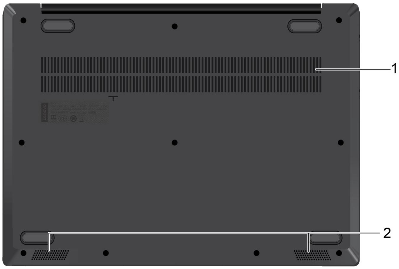 LENOVO PC portable - Haut - 2