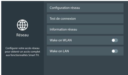 HISENSE 605700 - Utilisation du menu Résseau - 1