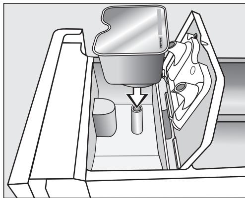 MIELE W1 SpeedCare - Insérer la capsule (cap) - 2