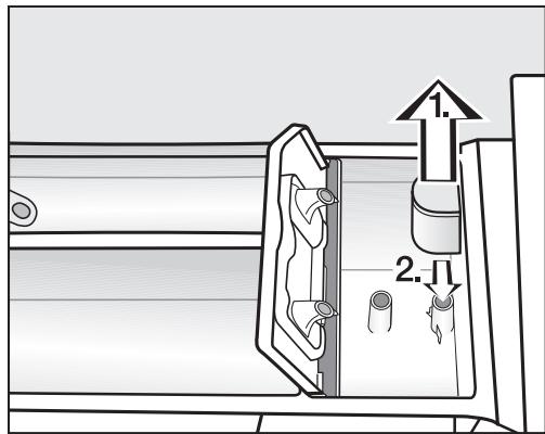 MIELE W1 SpeedCare - Nettoyer le tube et le canal d'aspiration du compartiment - 1