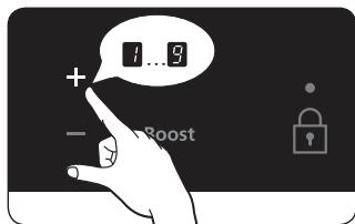 SAMSUNG CTN263EA01 - Selectionnez la ZONE de cuisson et le réglage de la temperature. - 2