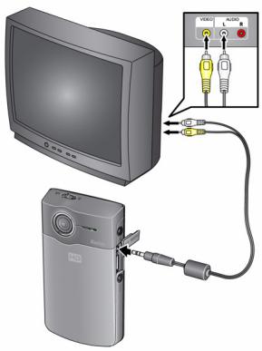 KODAK ZI8 - Lecture sur un téléviseur - 2