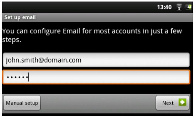 ARCHOS 70 ANDROID - Utilisation des e-mails et des contacts (applications e-mail et contacts) - 2