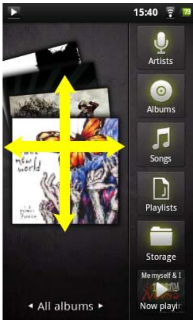 ARCHOS 70 ANDROID - Navigation dans vos fichiers de musique - 1